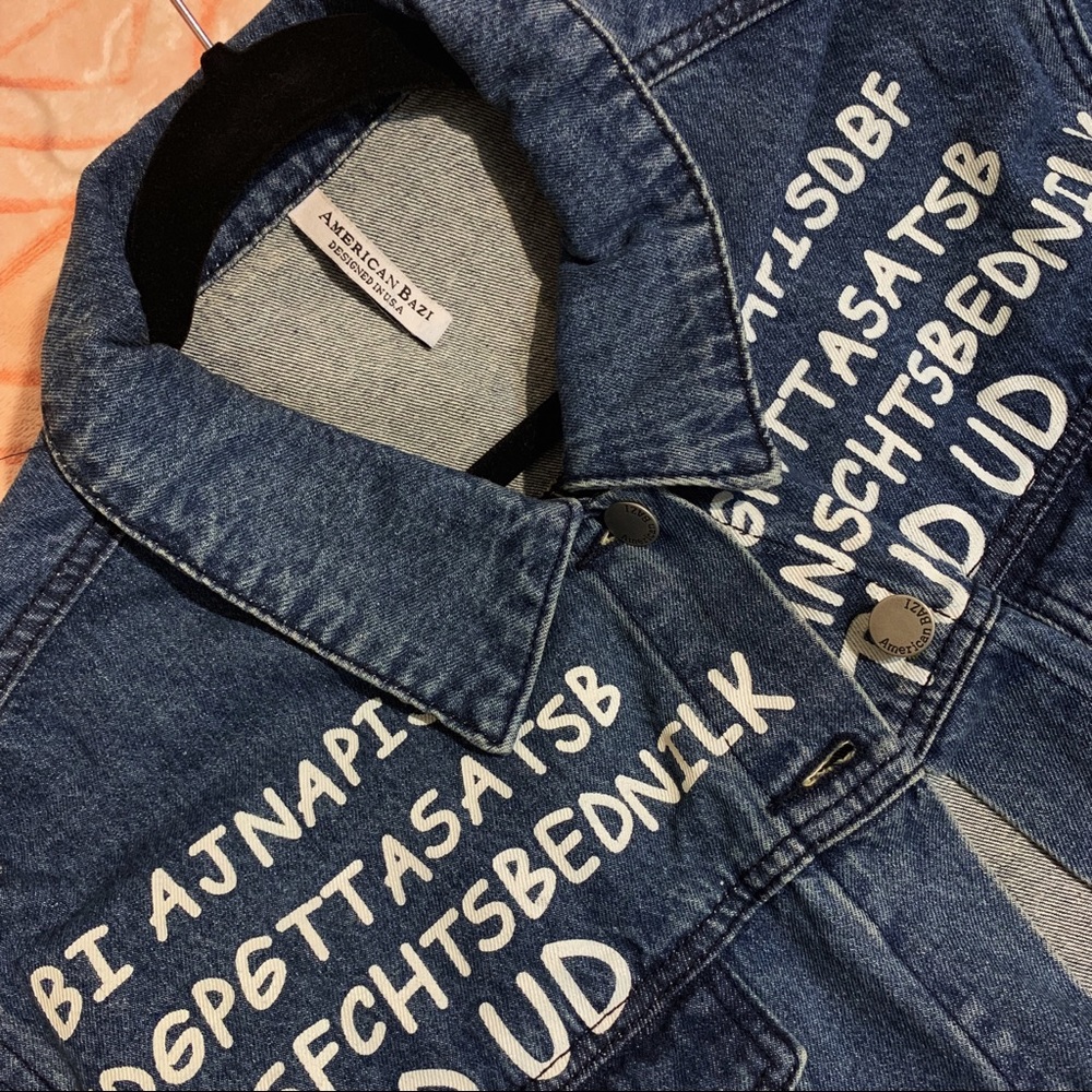 Printed Denim Jacket - image 4